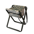 Deluxe A.C.U. Digital Camouflage Folding Camp Stool with Pouch